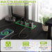 Small L Shaped Desk Gaming Desk with Power Outlets, 48" Reversible L Shaped Computer Desk with Monitor Stand & Storage Shelf, Corner Gamer Desk Home Office Desk with Storage Bag, Black