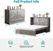 57Inch Murphy CabinetBedSeriesLine USBChargingPlus