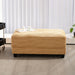 Corduroy Ottoman for Sectional Sofa, Yellow