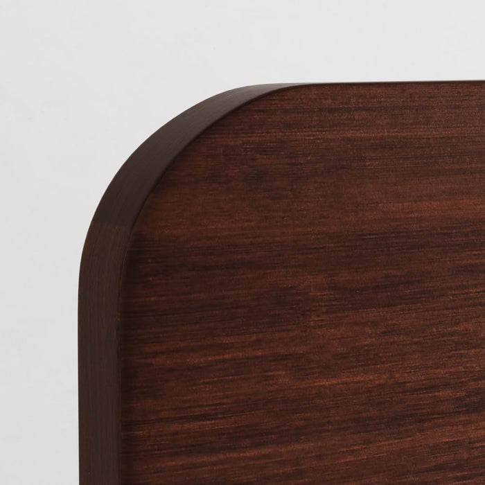 Bamboo Headboard - Full - Walnut - Attachable to Bamboo Bed Frame (Sold Seperately) - Easy Tool Free Set up - Contemporary and Durable