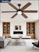 60 Inch Contemporary Ceiling Fan Silent Performance