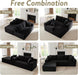 104 Inch L Shape Modular Sectional Couch with Chaise - ShipItFurniture