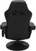 900 Gaming Recliner - Video Games Console Recliner Chair, Computer Recliner, Adjustable Leg Rest and Recline, Recliner with Cupholder, Reclining Gaming Chair with Footrest - Black