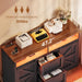 47.2 Black File Cabinet With Organization Solutions