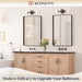 24 X 36 Inch Black Vanity Mirror, Aluminum Frame Bathroom Mirror