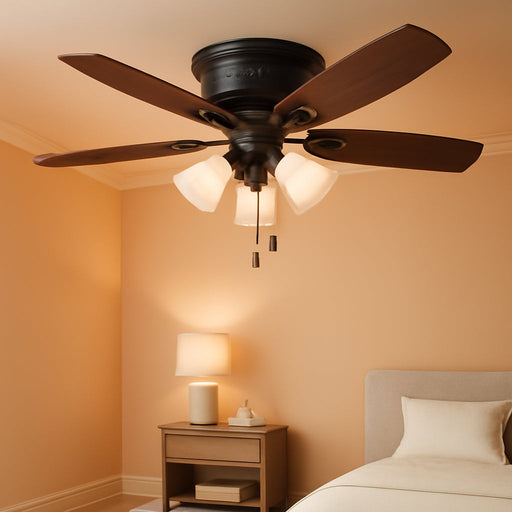 42 Inch Bronze Ceiling Fan With LEDs