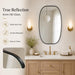 Black Oval Bathroom Mirrors 30X48 Inch