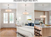 20Inches White Drum Chandelier Large Pendant Lights for Dining Room
