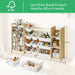 3-In-1 Toy Storage Organizer, Stuffed Animal Holder, 12 Bins