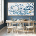 Blue Ocean ExtraLargeSize Canvas Wall Art 29x58Inches