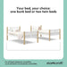TwinOverTwin Bunk Bed White Finish Greenguard GoldCertified