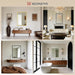 40" X 30" Brushed Nickel Bathroom Vanity Mirror, HD Tempered Glass