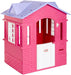 Playhouse, Kids Toys Houses Easy Assembly, with Working Door, 2 Windows with Working Shutters, a Mail Slot and Flag Holder