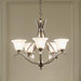 Dover 5-Light Chandelier, Brushed Nickel