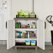 White Plastic Storage Cabinet With Adjustable Shelves
