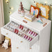 Fluted Dresser for Bedroom, Kids Dresser Cabinet with 6 Drawers