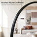 Arched Full Length Mirror, 56"X16" Black Floor Mirror for Bedroom, Wall Mounted or Leaning Dressing Mirror, Wall Mirror for Living Room, Hallway