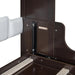 Queen Size MurphyBed WithSofa EspressoFinish SolidWood