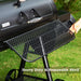 Heavy-Duty Charcoal Outdoor Smoker Grills, Extra Large Offset Smoker (941 SQ.IN. Cooking Area), Charcoal Grill & Smoker Combo for BBQ Patio Cooking