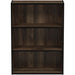 Pasir 3-Tier Open Shelf Bookcase, Columbia Walnut