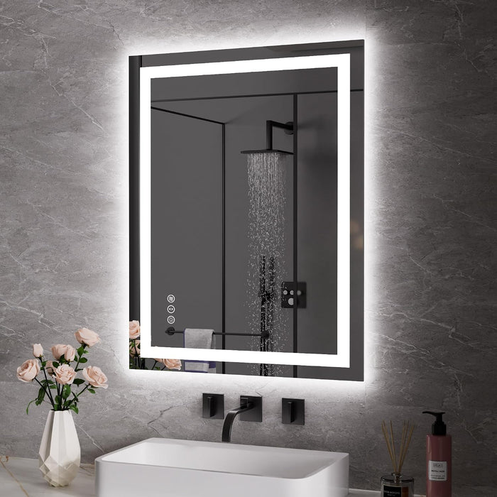 LED Bathroom Mirror, Bathroom Vanity Mirror, 28"X36"