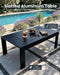 5-Piece Outdoor Aluminum Furniture Set with Coffee Table for Patio, Deck