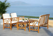 SAFAVIEH Outdoor Fontana 4-Piece Patio Sectional Sofa Set, 40.2" PAT7008A