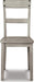 Loratti Modern Farmhouse 18" Weathered Wood Dining Chair, 2 Count, Gray