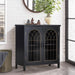 Small Solid Wood Hallway Storage Solutions Cabinet