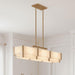 1-2330-5-60 Orleans 5-Light Island in Distressed Gold