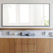 71"X34" Large Mirror Full Length Mirror Aluminum Alloy Frame Floor Mirror Wall-Mounted Mirror for Living Room, Bedroom, Hanging or Leaning against Wall, Black