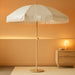 Outdoor Umbrella - Sun Protection, Rain Resistant, Windproof with Manual Open-Close Feature - Ideal for Beach, Camping, and Picnics