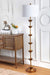 Antiqued Gold Floor Lamp SixtyThreePointFiveInchHeight