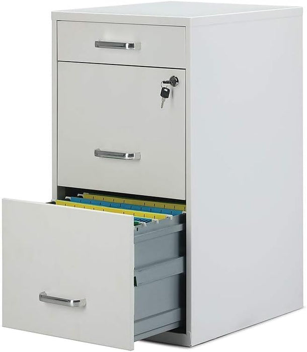 Locking 3-Drawer Vertical File Cabinet