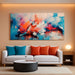 Abstract Wall Art Canvas Hand-Painted Art in Blue and Pink Office Wall Decor Wall Art for Living Room Paintings for Wall Decorations Modern Wall Decor for Bedrooms, and Dining Room 24×48In
