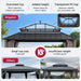 14x12 Hardtop Cedar Wood Gazebo PolycarbonateRoof CurtainsNetting