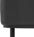 Counter Height Bar Stools Set of 3, Modern Barrel Counter Stools with Backrest and Arms, Black Metal Frames, Faux Leather Upholstered Accent Barstools for Kitchen Island, Black
