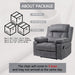 Big Man Power Lay Flat Lift Recliner Chair,Grey