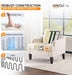 Beige Linen Upholstered Contemporary Accent Armchairs Pair