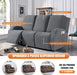 Recliner Cover, 3-Pieces Stretch Reclining Couch Covers with Pockets Reclining Sofa Slipcovers 3 Seater Soft Washable Furniture Protector for Dogs Cats(Dark Gray)