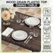 7 Pieces Patio Furniture Set, Patio Sectional with Dining Table & Ottoman
