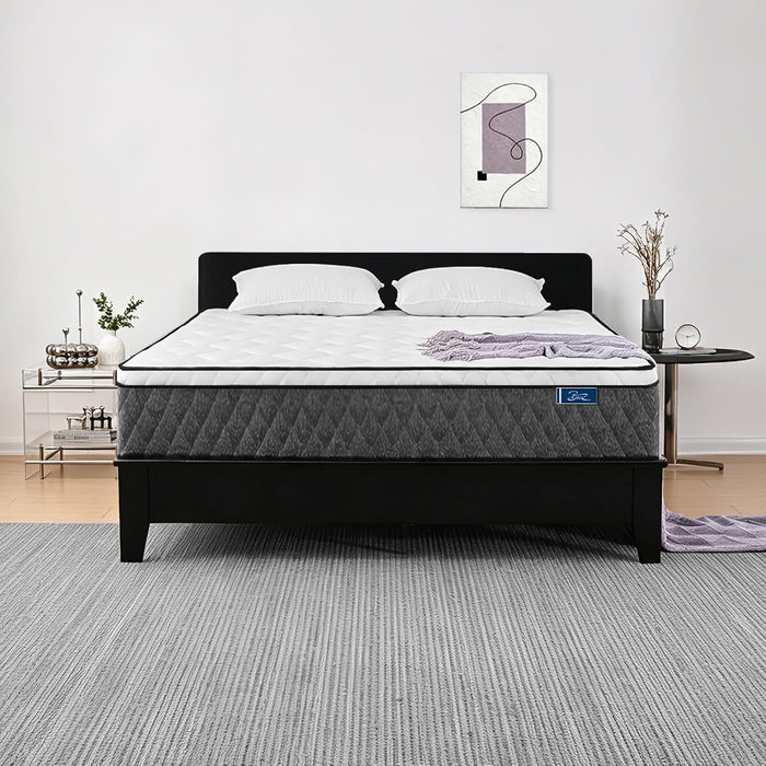 Full Size Mattress, 12 Inch Cooling Hybrid Full Mattress in a Box