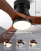 Contemporary Architectural 42 Inch Wooden Ceiling Fan
