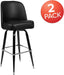 James 2 Pack Metal Barstool with Swivel Bucket Seat