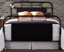 Industries Vintage Series Full Metal Bed, 80" X 59" X 54", Distressed