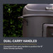 Char-Broil Bullet Charcoal Smoker 16" - 18202075,Black