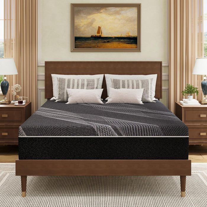 Queen Size Mattress 10 Inch Gel Memory Foam Medium