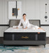 Queen Mattresses,10 Inch Queen Size Mattresses in a Box,Memory Foam Hybrid White & Black Mattress with Provide Support and Improve Sleep,Pressure Relief,Medium Firm