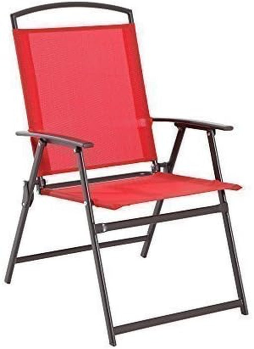 NEW Albany Lane 6-Piece Folding Dining Set, Multiple Colors (Red)