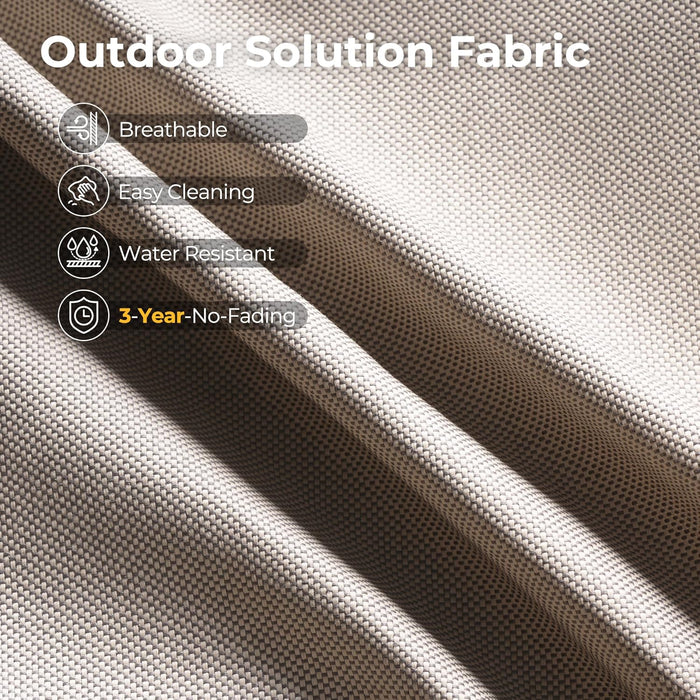 Outdoor Sectional Patio Furniture Set with Fire Pit Table,10 Pieces Wicker Conversation Sets L Shaped Couch,Extra Deep Out Door Sofa outside Furniture with Swivel Chairs,Beige